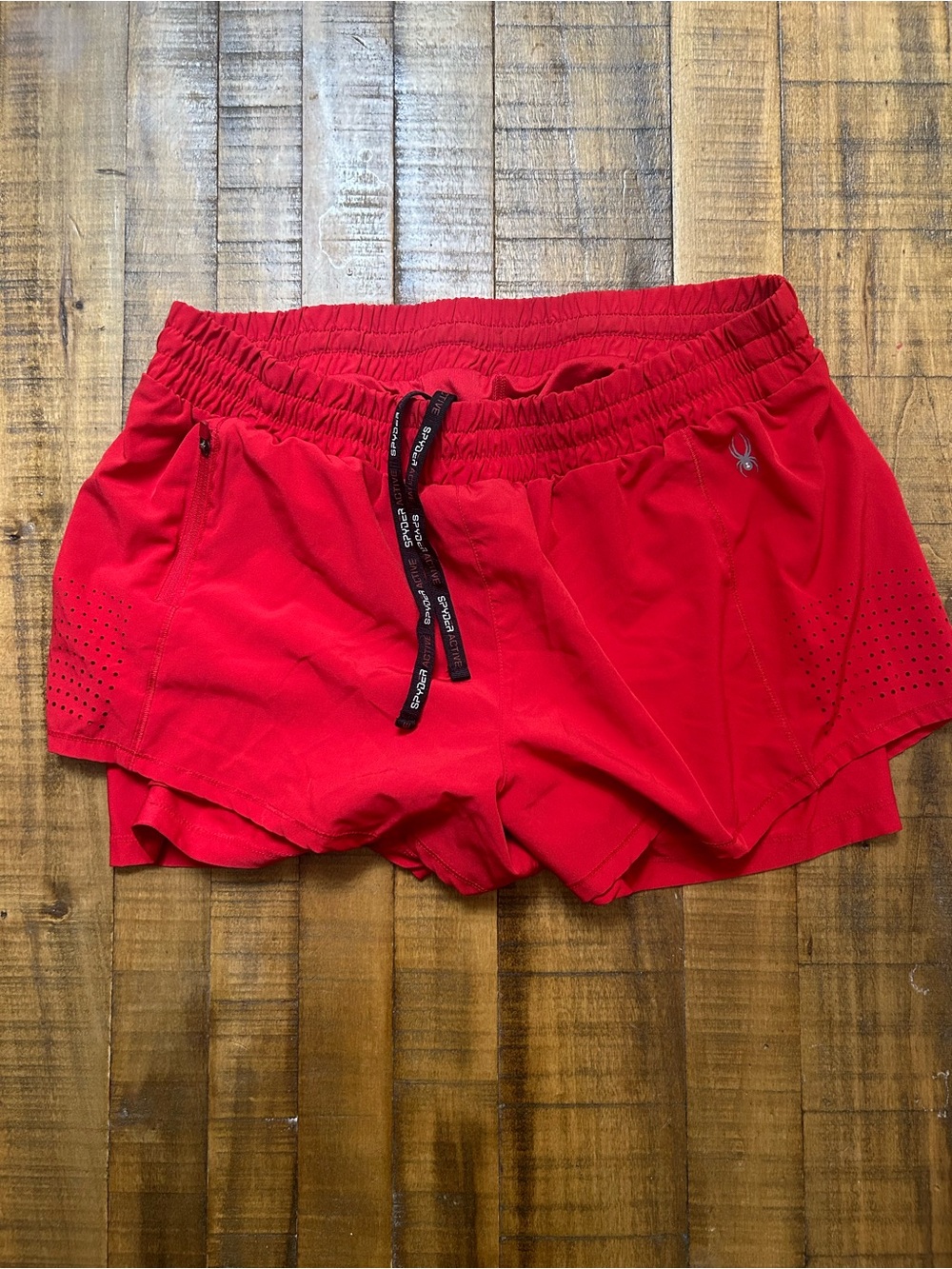 Spyder Active Women’s Red Athletic Running Shorts